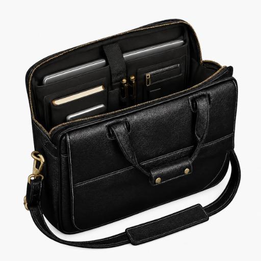 The Navigator Briefcase in Black
