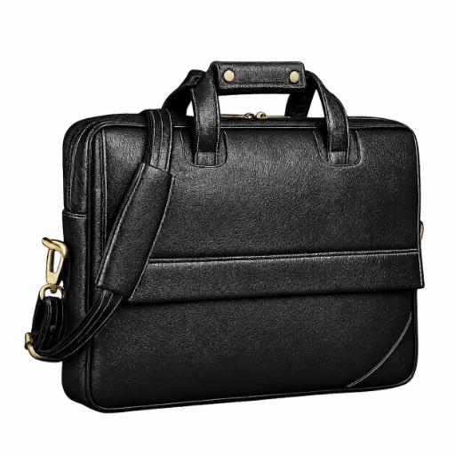 The Navigator Briefcase in Black