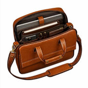 The Navigator Briefcase in Brown