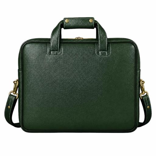 The Navigator Briefcase in Green